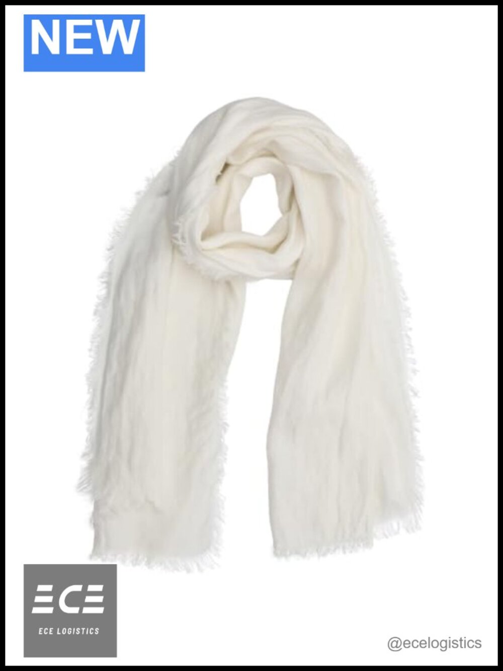 100% Linen Scarf with Fringe Herringbone Unisex Wrap 23.5x70